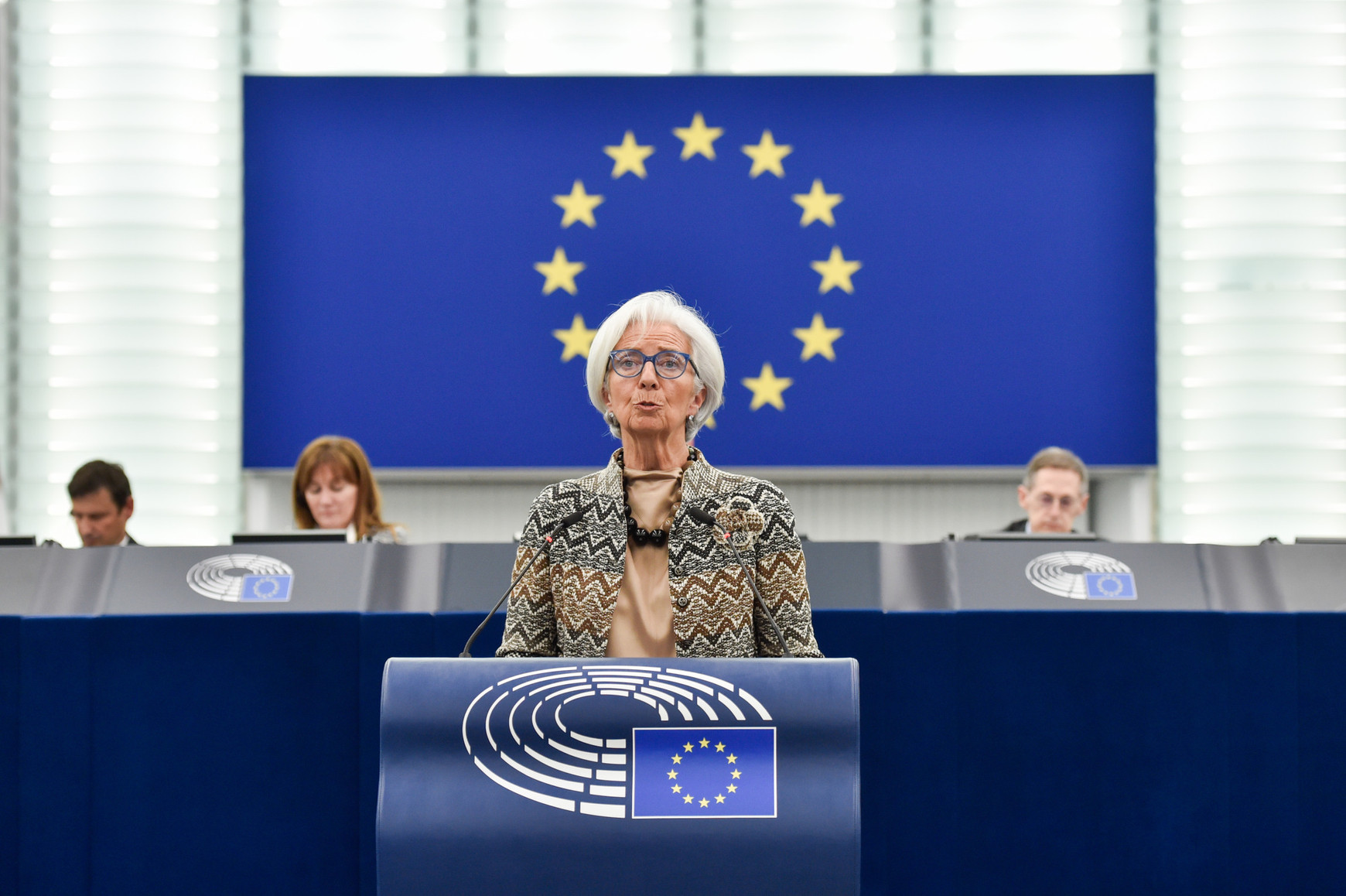 Christine Lagarde, présidente de la BCE/© European Union 2024 - Source : EP Le poids des mots de la BCE
