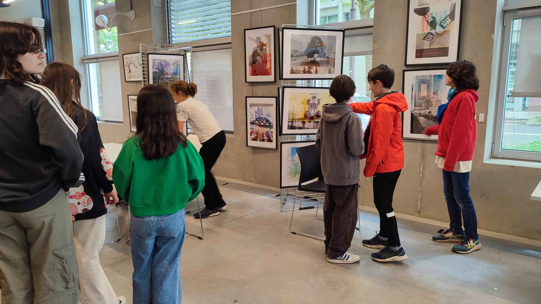 © Thomas Emmler Une exposition franco-allemande réunit des collégiens de deux quartiers nantais