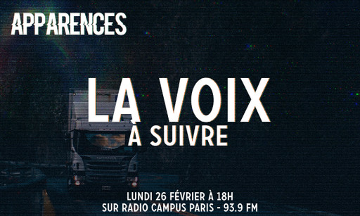 APPARENCES - La Voix a Suivre
