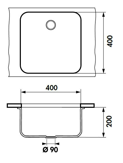 Schéma de «  Cuves simples Inox lisse  »