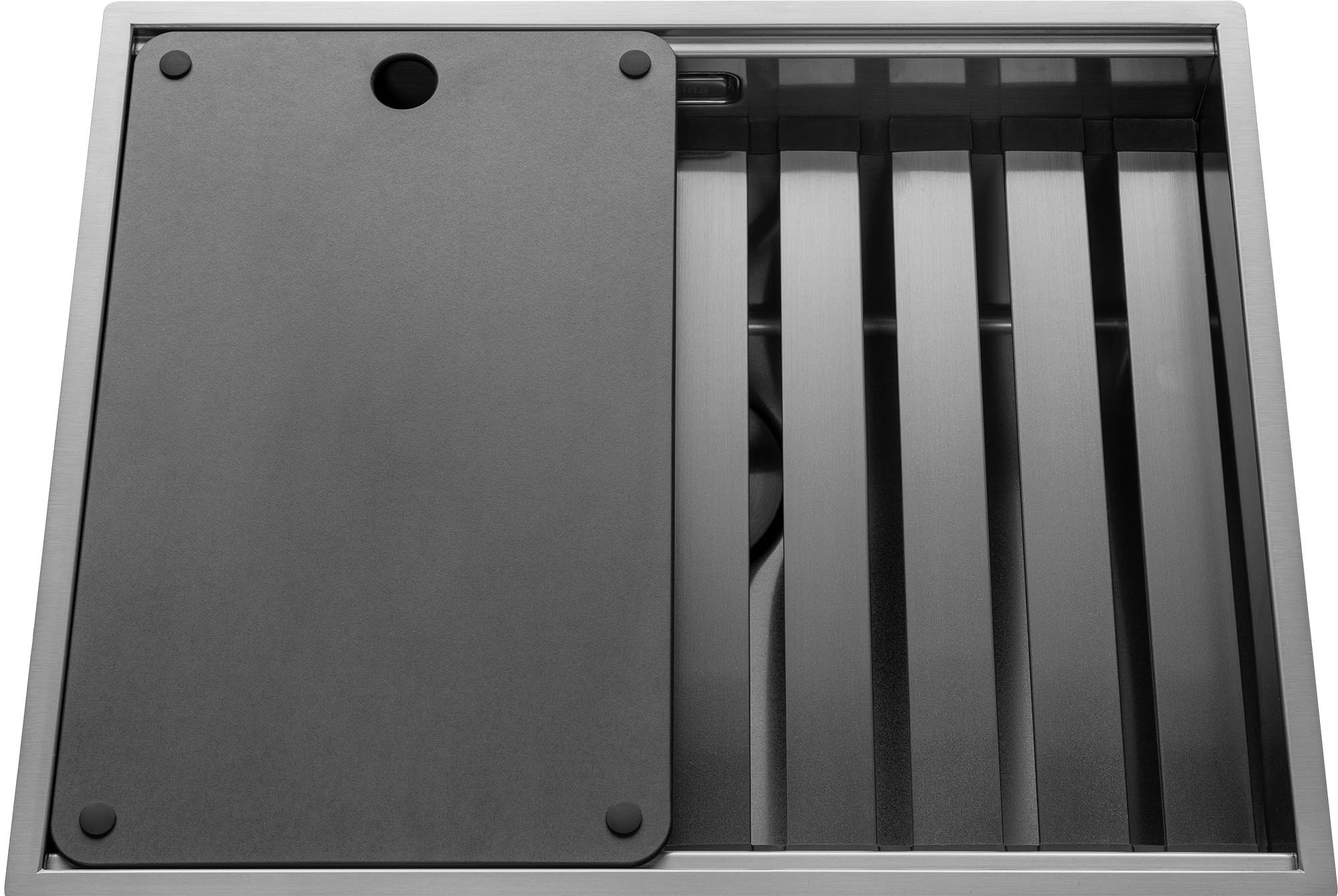 Legato + Inox avec traitement PVD Gun metal mat