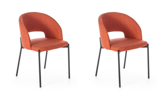 2X SARA HTABLE ROUGE BRIQUE