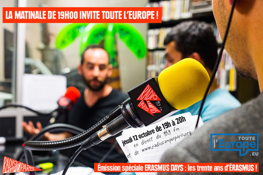 La Matinale – 30 ans d’ERASMUS avec Toute l’Europe...