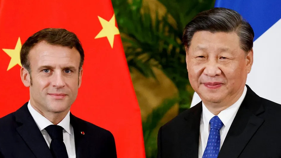 Ludovic Marin - AFP Les faux-pas diplomatiques d'Emmanuel Macron concernant la Chine