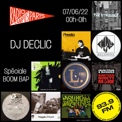 DJ DECLIC : BOOM BAP - UNDERGROUND HIP HOP