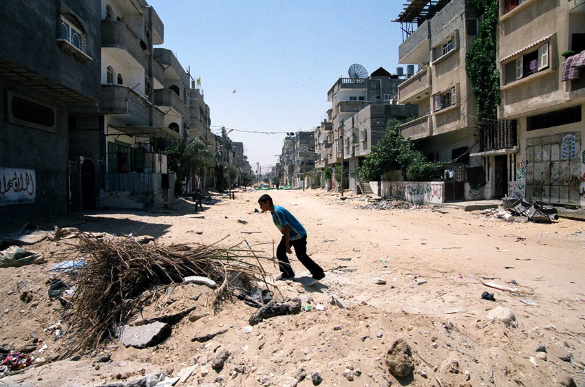 La ville de Rafah, dans la bande de Gaza. © VelvetArt Aujourd'hui en Europe - 28 mai 2024