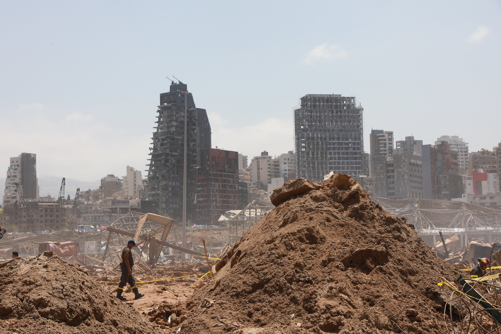 Le 4 août 2020, des explosions meurtrières ont frappé le port maritime de Beyrouth, au Liban. ©2020, European Union (photographer: Bernard Khalil). CC BY-NC-ND 2.0 Jihane Sfeir- Liban. Le retour des heures sombres.