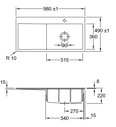 Schéma de «  Subway Flat Graphite  »