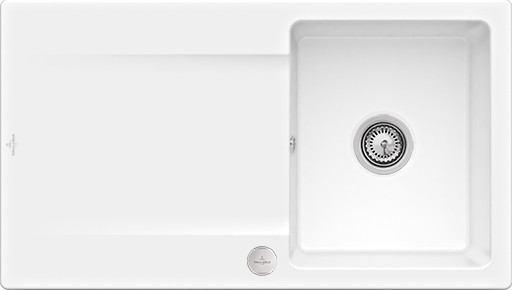 EVIER SILUET 50 1B 1E SN.WHITE