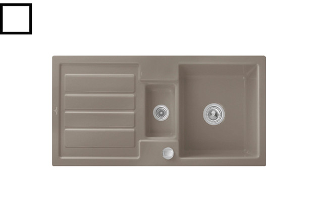 EVIER FLAVIA 60 1B1VS 1E STONEWHITE