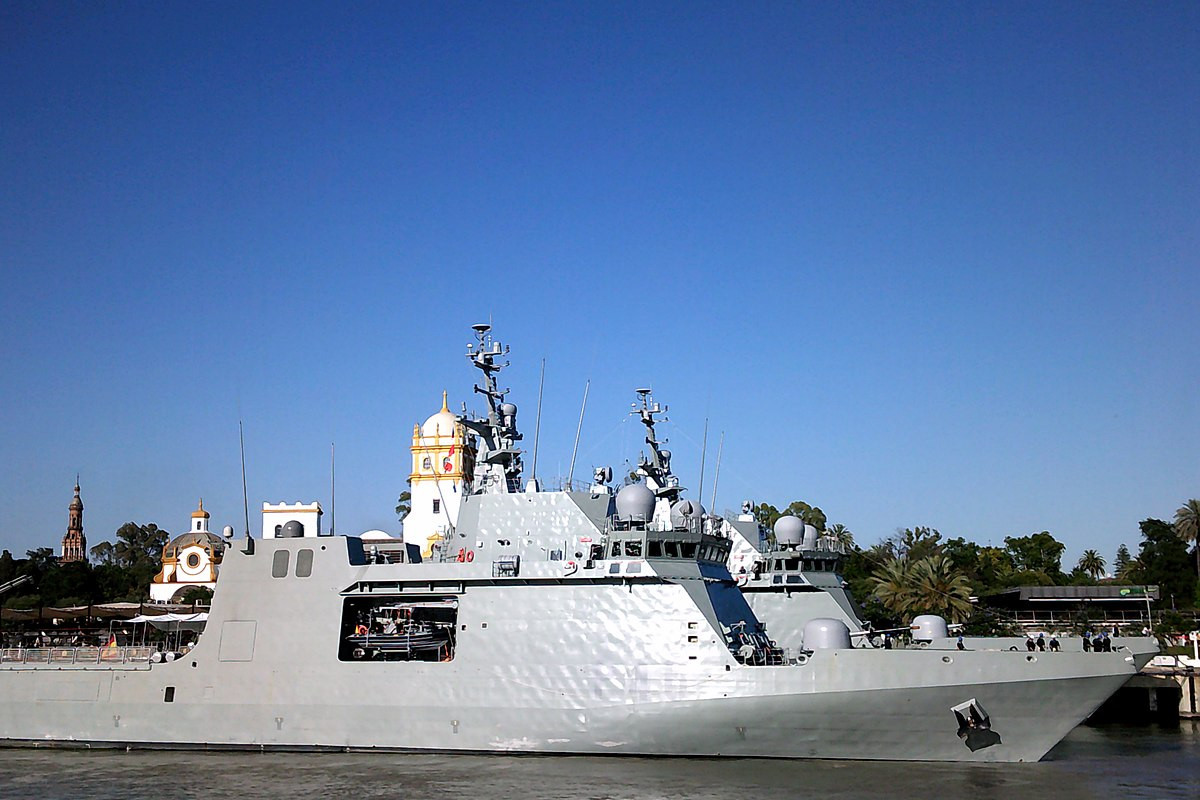 Une frégate Furor, comme celle que l’Espagne a déployé en soutien à la Global Sumud Flotilla (CarlosVdeHabsburgo, mai 2019) Aujourd'hui en Europe - 26 septembre 2025