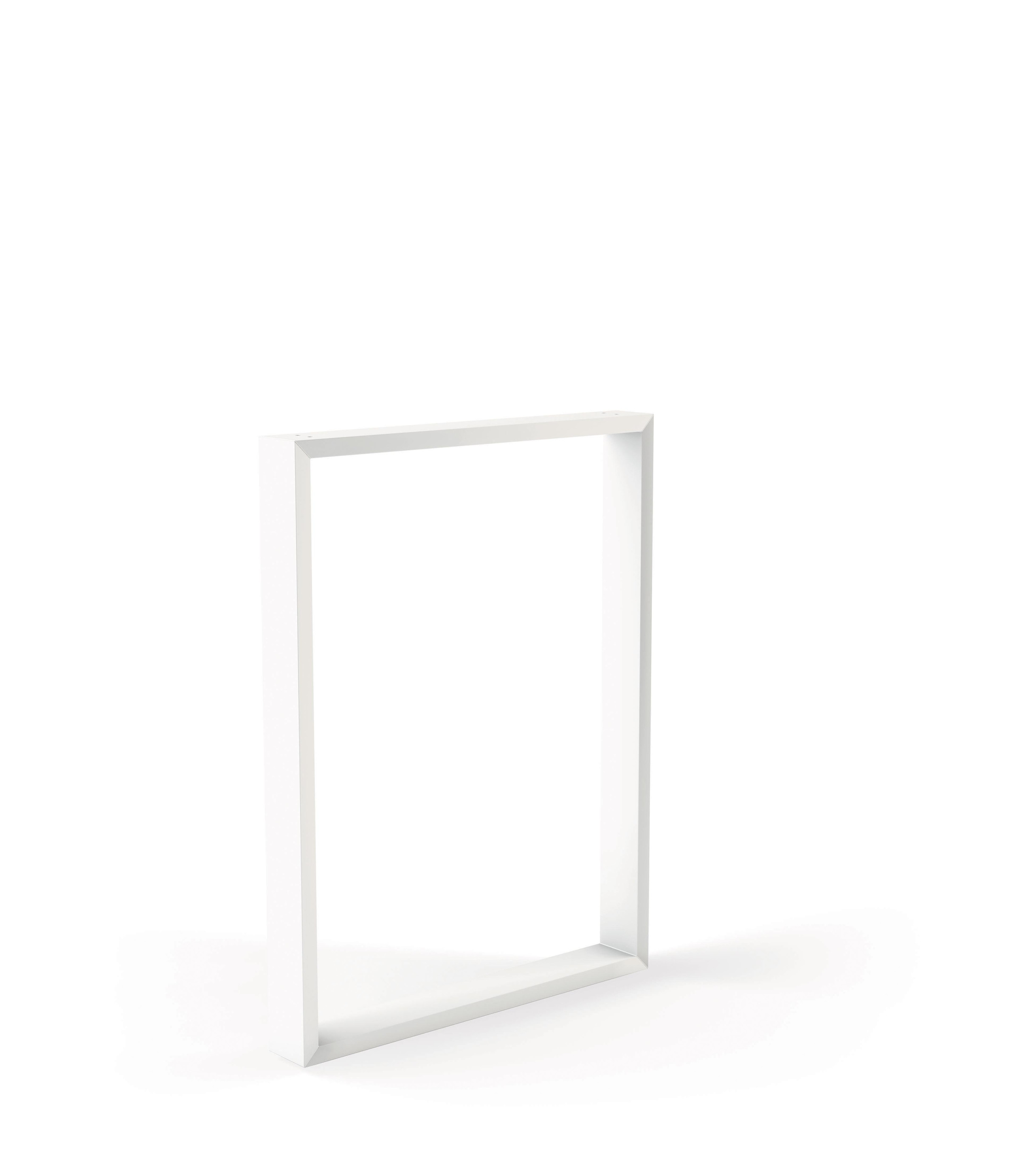 Pied Stef Blanc hauteur table 735 mm