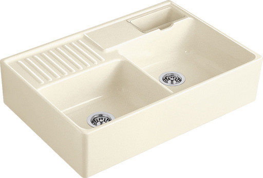 EVIER TRADITION 2B1VS 0E 895X630 CREME