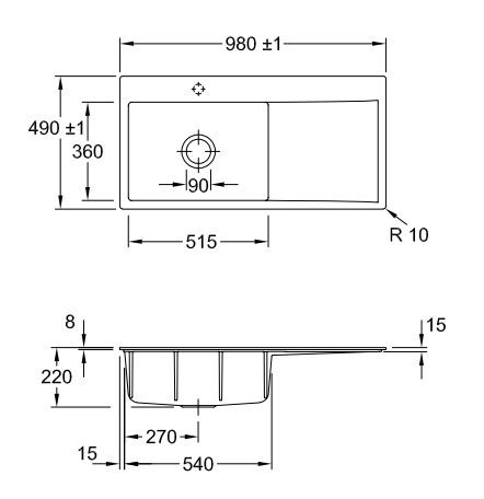 Schéma de «  Subway Flat Graphite  »