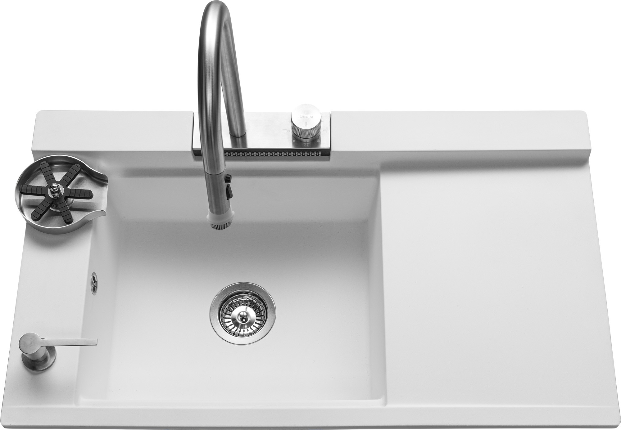 Shiva Blanc et Inox